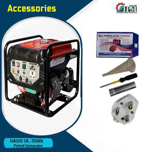 3.5 KVA Smart Portable  Digital Inverter Generator,  Oasis UL-3500i, Recoil Start
